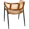 Stalen leren fauteuil MOIRON