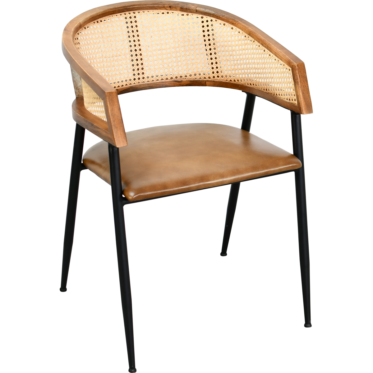 Stalen leren fauteuil MOIRON