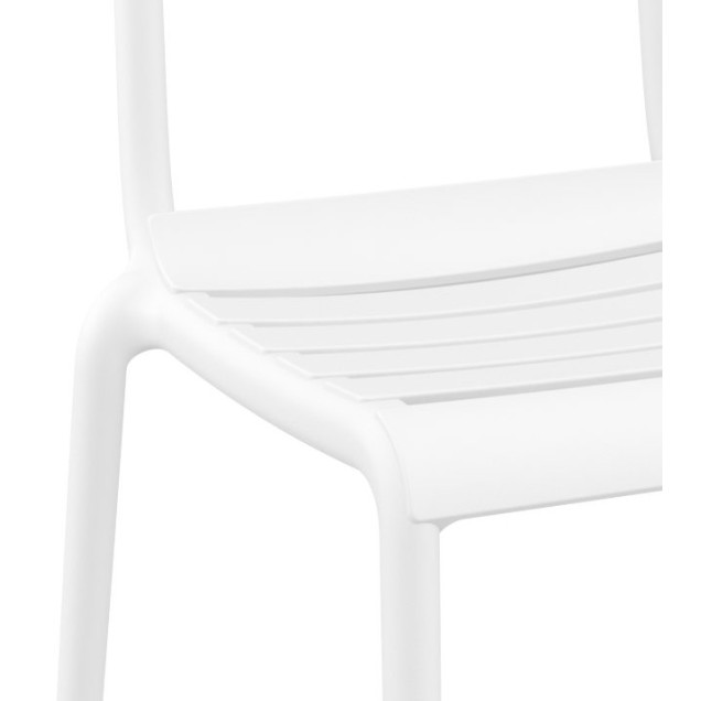 Chaise terrasse polypropylène HELEN SIESTA dossier lames
