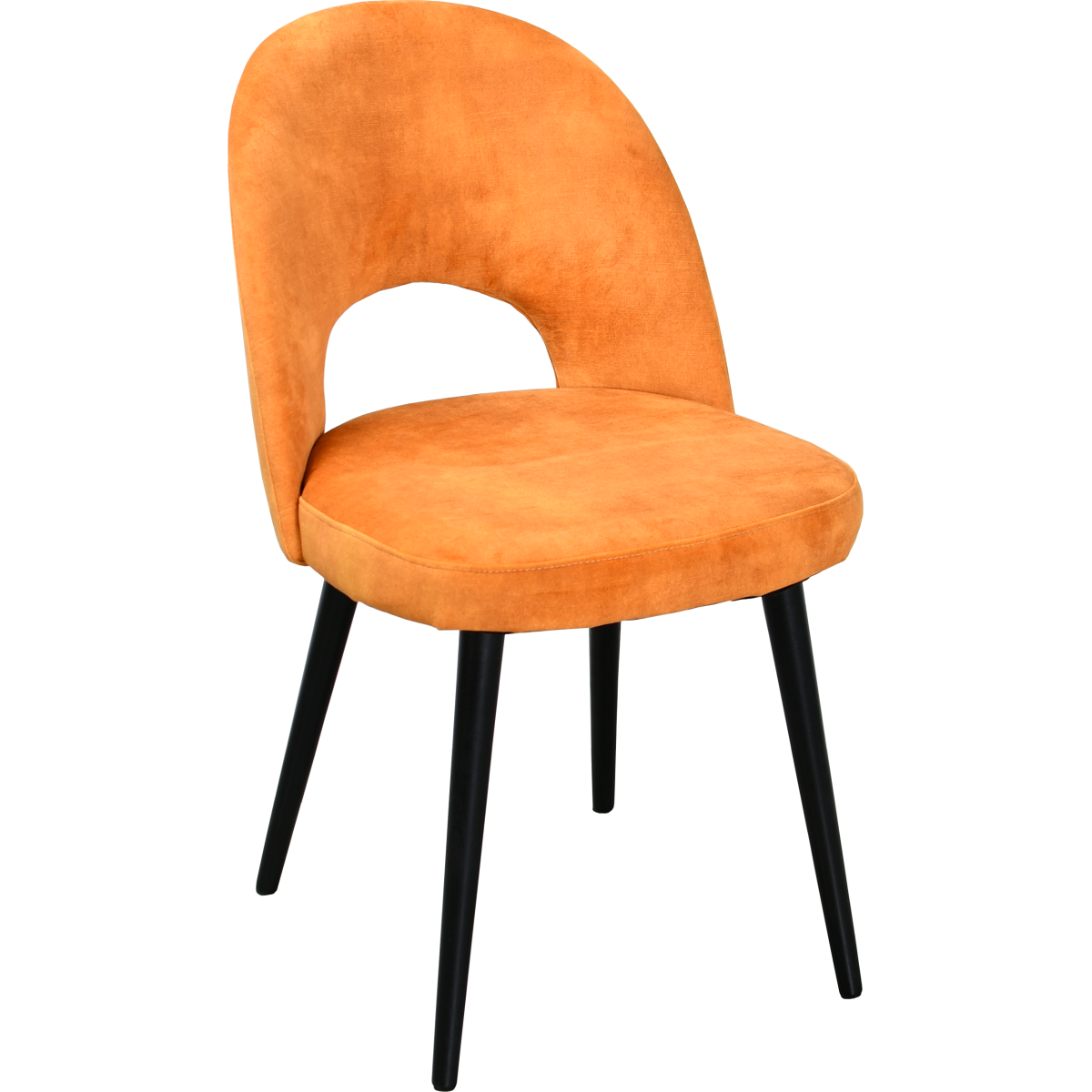 Sedia da ristorante Argancy con rivestimento in velluto: eleganza e comfort per il vostro spazio da pranzo.