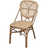 Silla BEGLES ratán aluminio tejido nylon