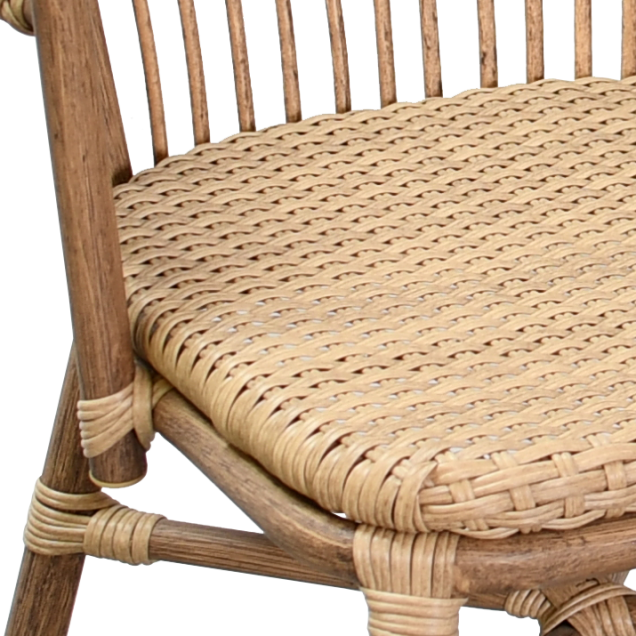 FRIZON aluminium rieten nylon stoel