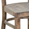 BELIS solid oak chair, upholstered