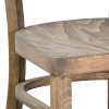 Sedia BELIS in rovere massiccio, imbottita
