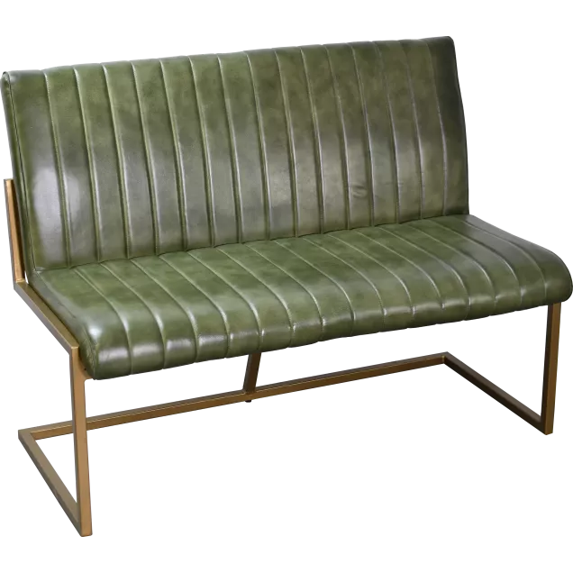 Banquette FAVARS acier cuir 