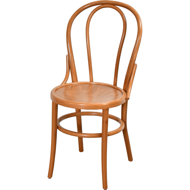 Silla de haya curvada HERBLAY