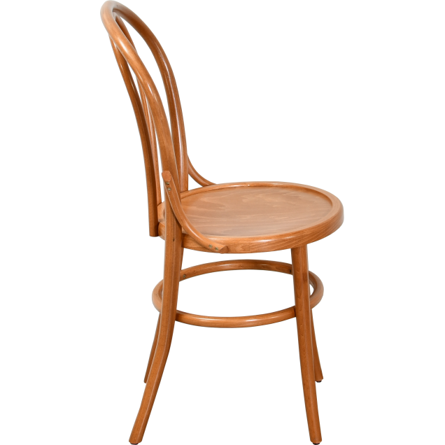 Silla de haya curvada HERBLAY