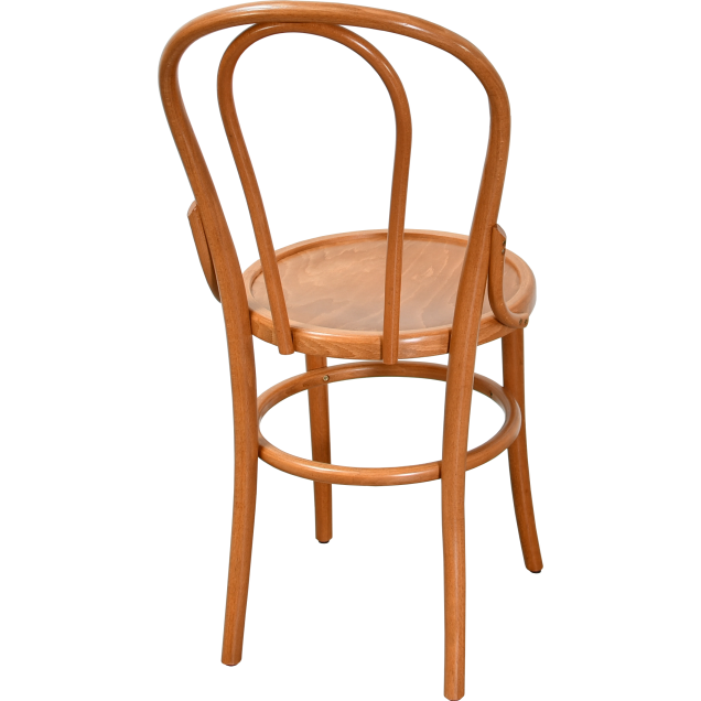 Silla de haya curvada HERBLAY