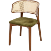Fauteuil BRASSY hêtre massif garnie 