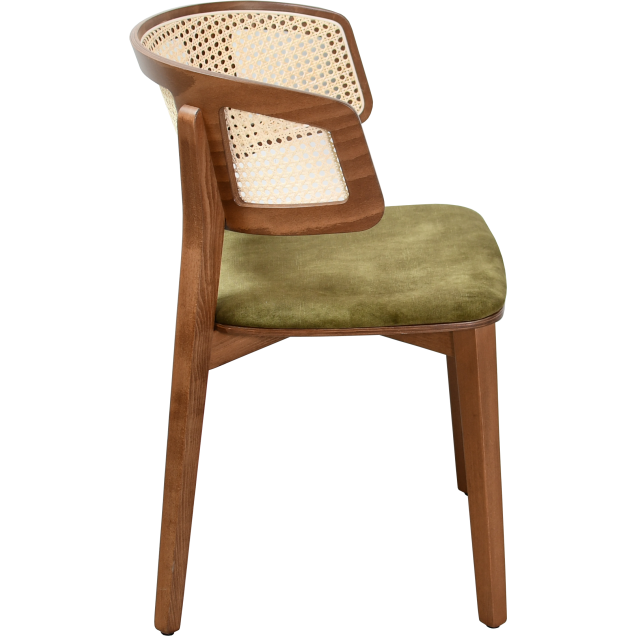 Fauteuil BRASSY hêtre massif garnie 