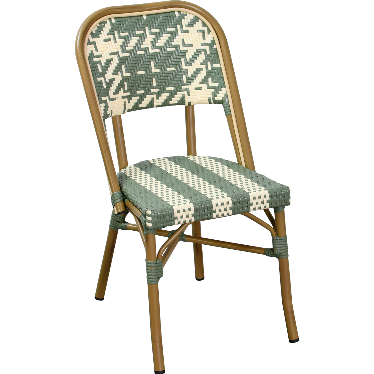 VANVILLE aluminium rotan nylon terrasstoel