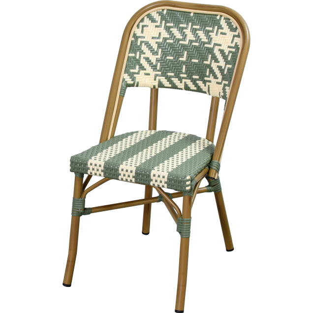 VANVILLE aluminum rattan nylon terrace chair