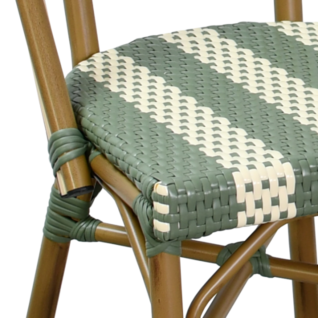VANVILLE aluminum rattan nylon terrace chair