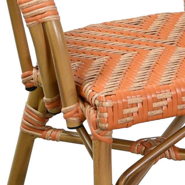 TERVILLE aluminium rotan fauteuil met nylon vlechtwerk