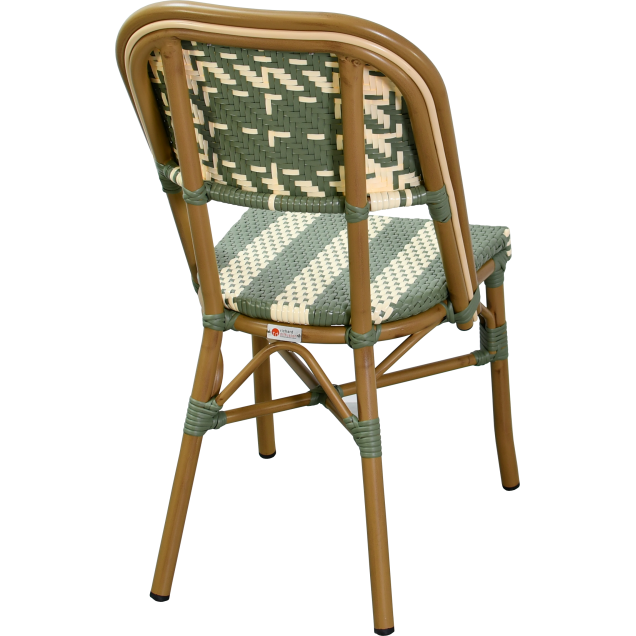 VANVILLE aluminum rattan nylon terrace chair