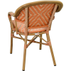 Poltrona TERVILLE in rattan alluminio con trama in nylon