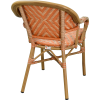 TERVILLE aluminium rotan fauteuil met nylon vlechtwerk