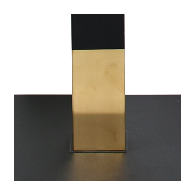SOUPIR MD cast-iron pedestal, gold-plated steel