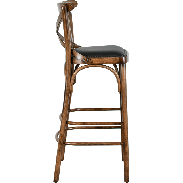 Hocker CROZET-G Buche gebogenes Holz