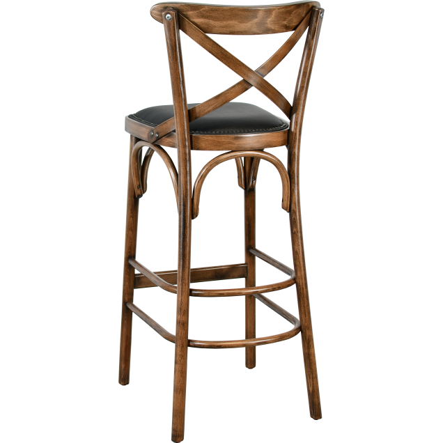 Hocker CROZET-G Buche gebogenes Holz