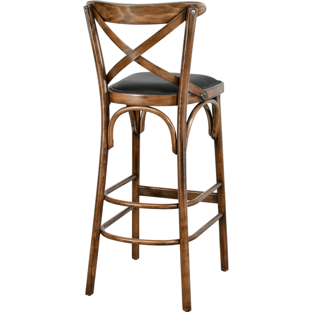 Hocker CROZET-G Buche gebogenes Holz