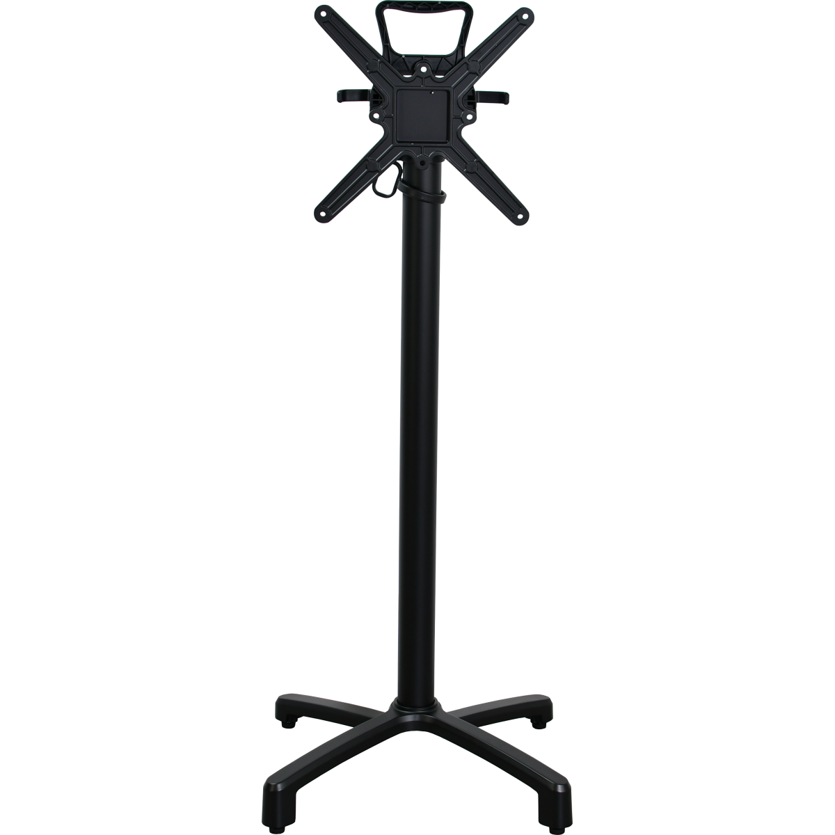 LAXOU MD black aluminum pedestal table stand