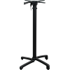 LAXOU MD black aluminum pedestal table stand