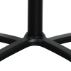 LAXOU MD black aluminum pedestal table stand