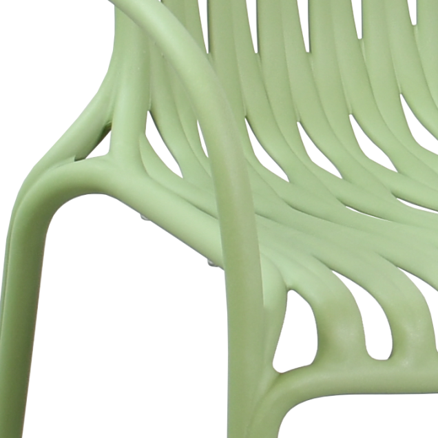 PALM polypropylene patio armchair VONDOM green