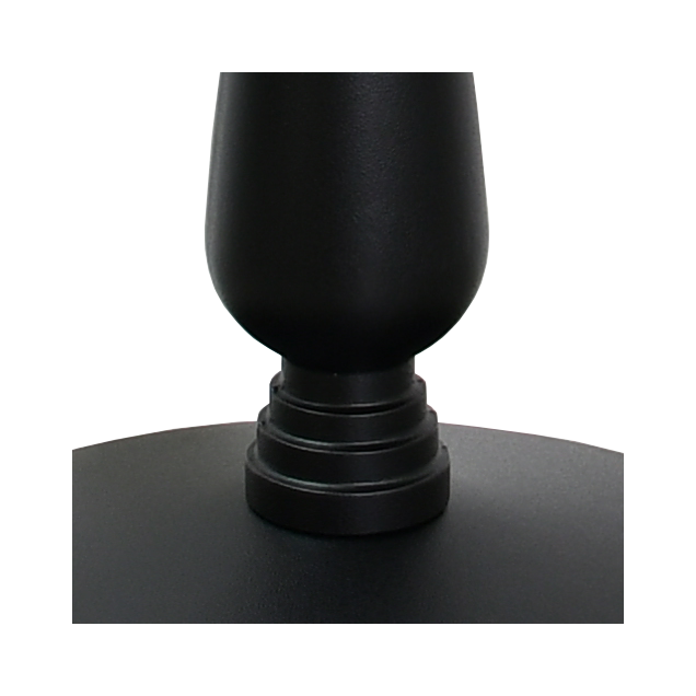 SOREL cast-iron base with tulip-shaped shaft and round base