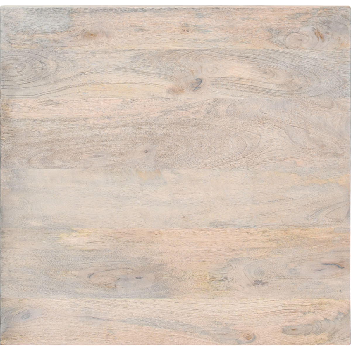 Table top GROZON Interior, Sanded White Wood, Square, 60x60 cm, Restaurant