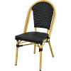 Chaise terrasse urbaine ORIVAL aluminium rotin
