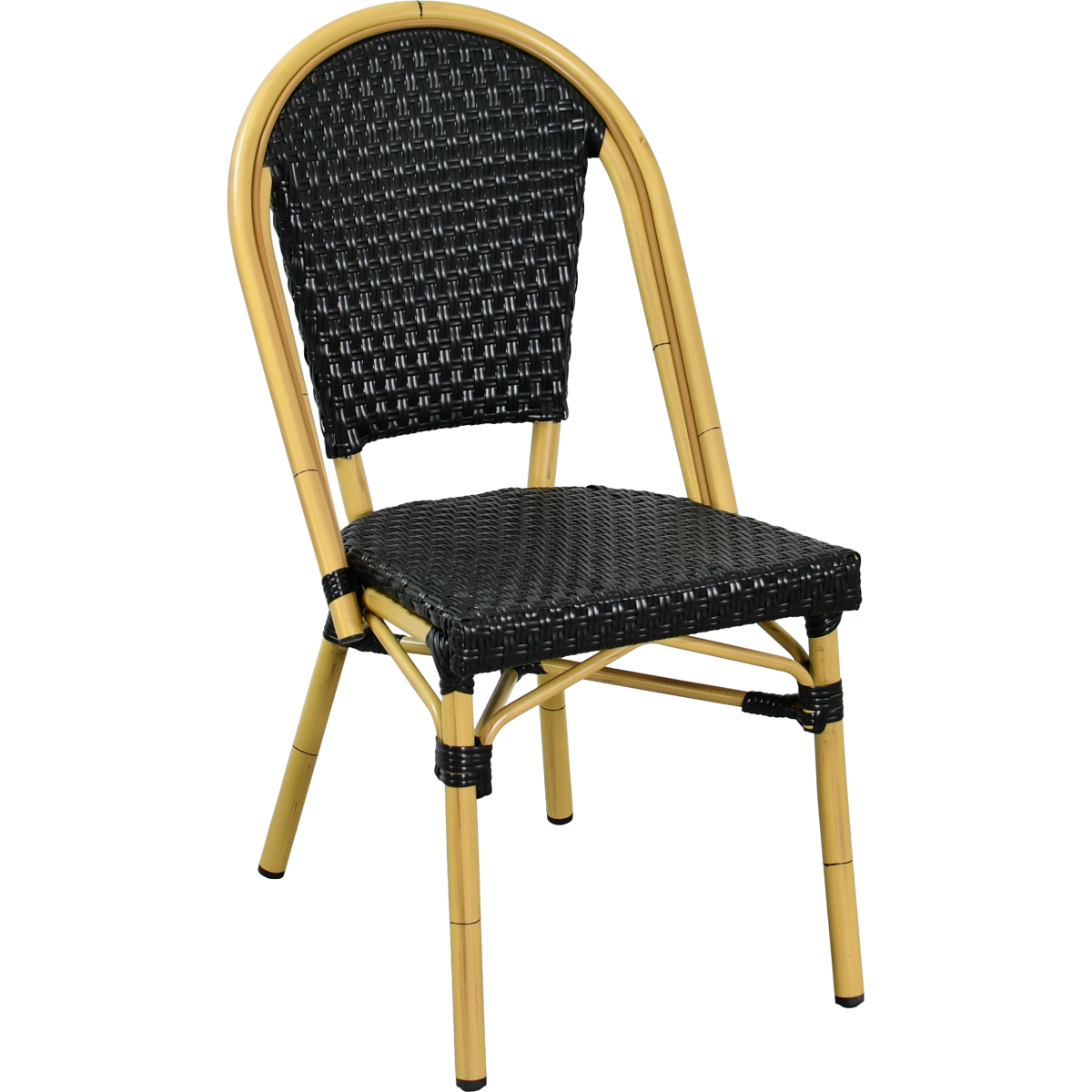 ORIVAL Urban Patio Chair, Aluminum and Rattan
