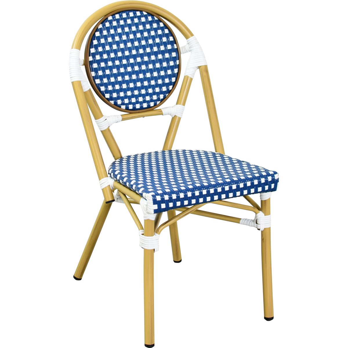 EPARCY Compact Aluminum Rattan Patio Chair