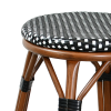 KERGLOFF Aluminum and Rattan Bistro Bar Stool