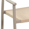Sillón de exterior para restaurante CREPOL de aluminio y textilene