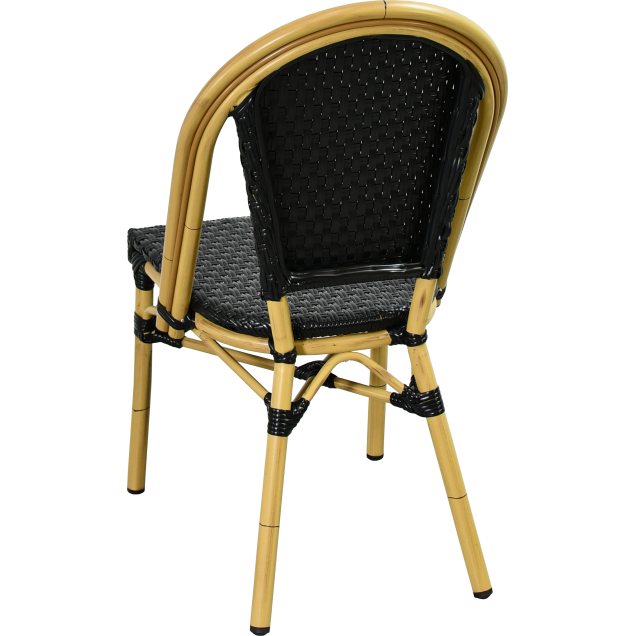 Chaise terrasse urbaine ORIVAL aluminium rotin