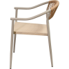 Sillón de exterior para restaurante CREPOL de aluminio y textilene