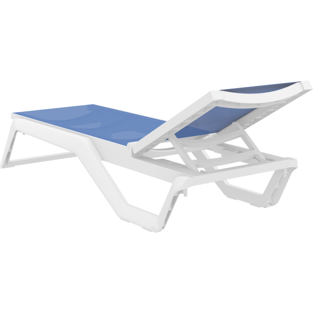 Sun lounger RIO polypropylene textilene fabric