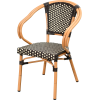 ROGUES fauteuil aluminium rotan nylon weefsel