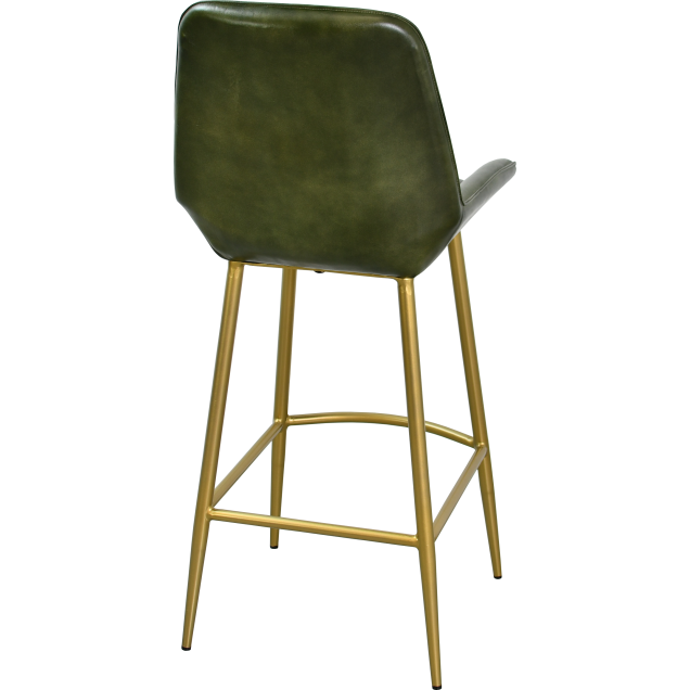 FLOYON taburete de cuero de acero