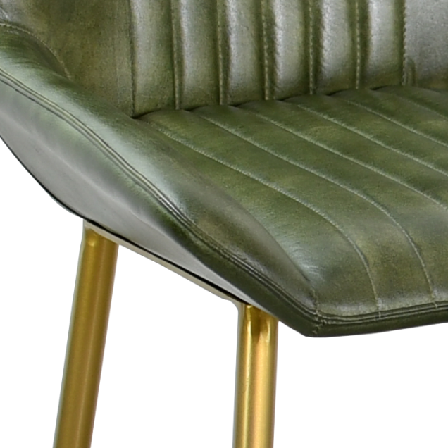 FLOYON steel leather stool