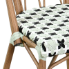 MARSAL Parisian Chair: Aluminum, Rattan, Nylon