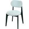 Chaise ZUANI hêtre massif tissus 
