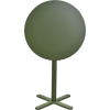DARWIN-R80 MD Outdoor Table, Military Green Metal, Patio