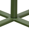 Table extérieure DARWIN-R80 MD métal vert militaire terrasse