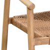 Fauteuil VINAX aluminium rotin tressage effet corde