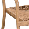Fauteuil TASSO aluminium rotin tressage effet corde