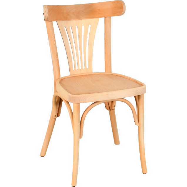 Chaise palmette wengé table 70x70