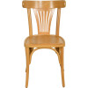 Chaise palmette wengé table 70x70